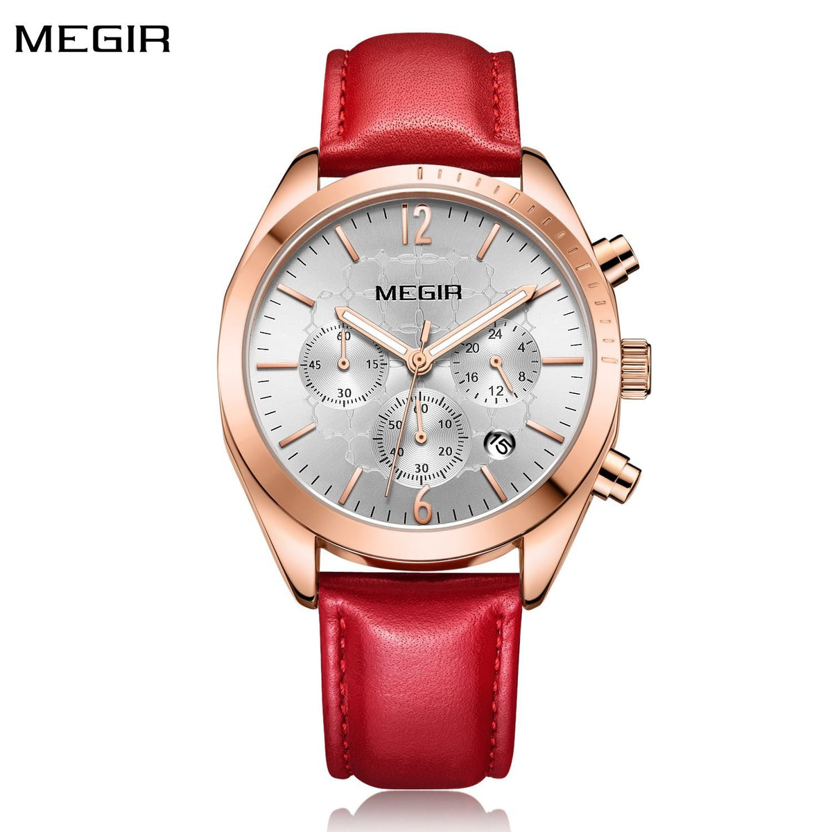 MEGIR Fashion Women Watches Luxury Ladies Casual Wristwatches Leather Female Quartz Bussiness Watch Dress Clock Relogio Feminino 2115